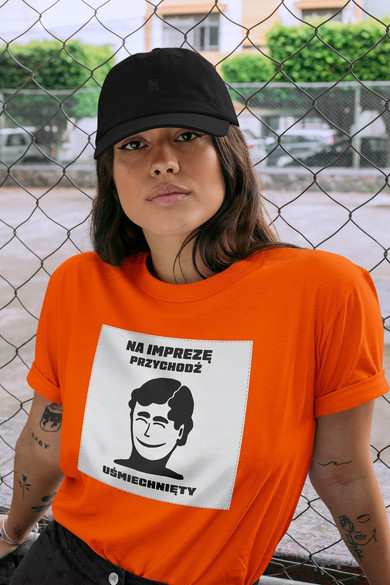 Koszulka z naszywką PRL- Impreza