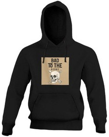 Bluza z naszywką Skull : Bad to the...