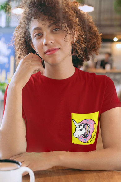 Koszulka z kieszonką JEDNOROŻEC UNICORN