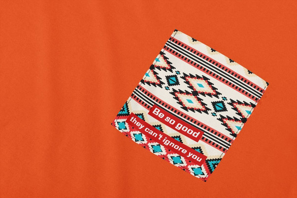 Koszulka z kieszonką BE SO GOOD