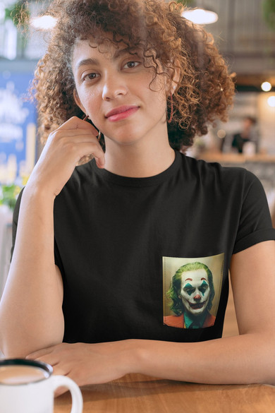 Koszulka z kieszonką JOKER FACE 1