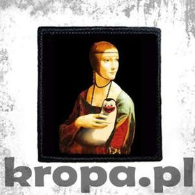 Naszywka DAMA Z PINGWINEM