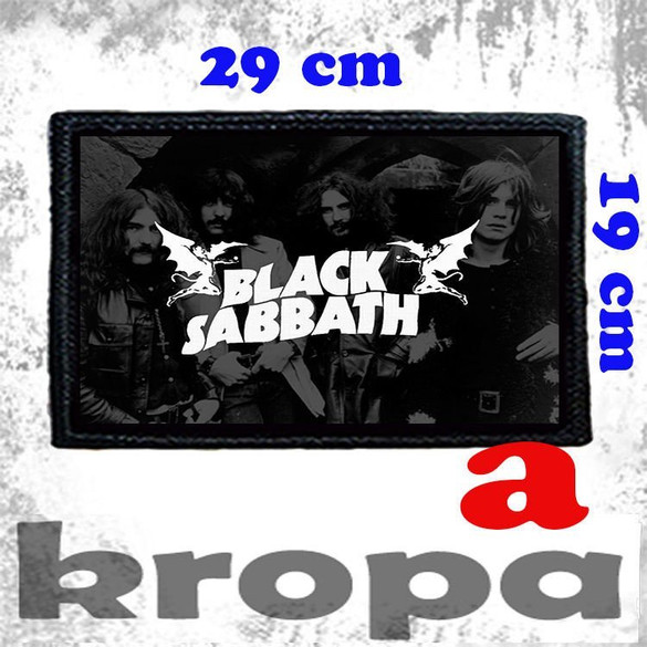 Naszywka duża na ubranie BLACK SABBATH
