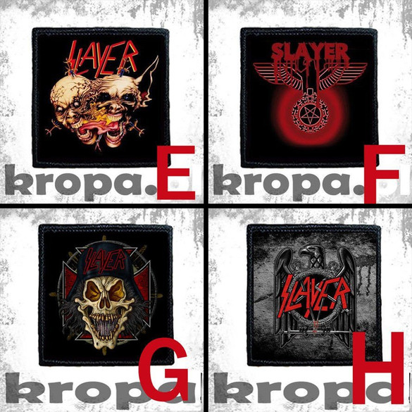Naszywka SLAYER 8 X 8 cm Dużo Wzorów!
