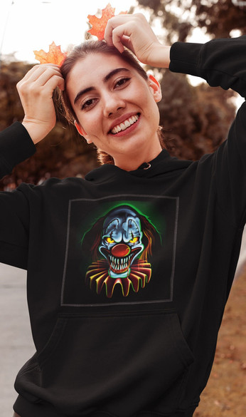 Bluza z naszywką ZŁY KLAUN