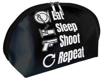 Kosmetyczka dla strzelca Eat Sleep Shoot Repeat