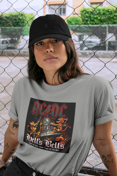 Koszulka z naszywką AC/DC Hells Bells