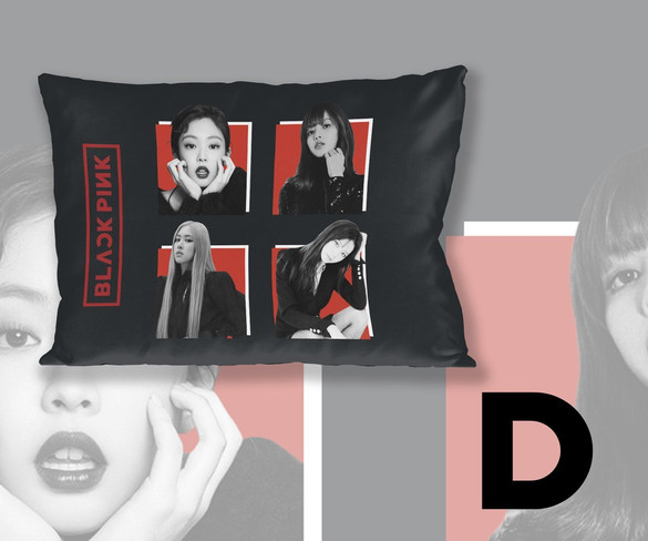 Poduszka BLACKPINK  60x40cm WZORY