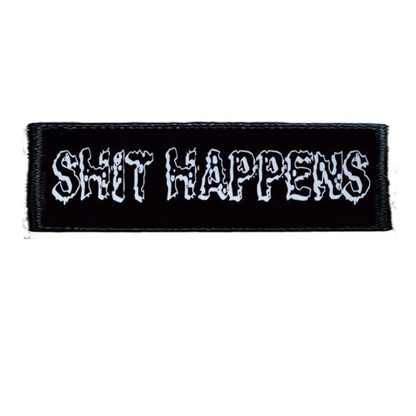 Naszywka SHIT HAPPENS