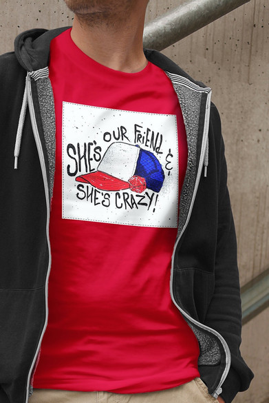 Koszulka z naszywką Stranger Things Cap