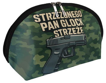 Kosmetyczka dla strzelca Strzeżonego Pan glock strzeże