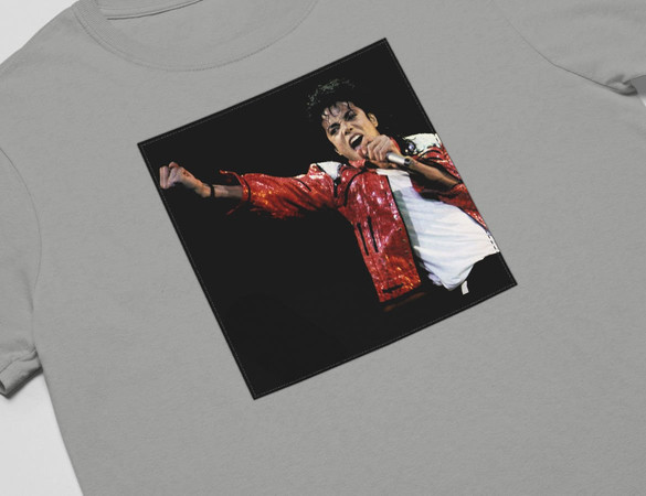 Koszulka z naszywką Michael Jackson 01