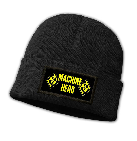 Czapka zimowa z naszywką MACHINE HEAD