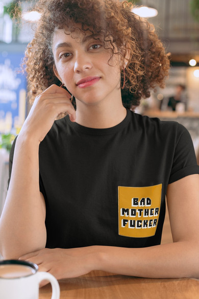 Koszulka z kieszonką BAD MOTHER FUCKER