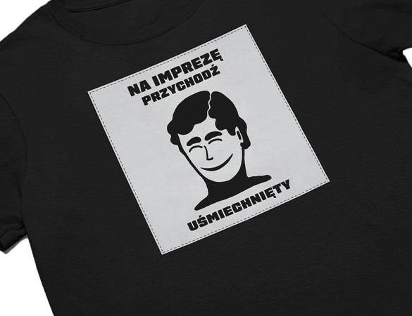 Koszulka z naszywką PRL- Impreza