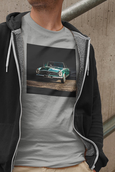 Koszulka z naszywką Mercedes classic