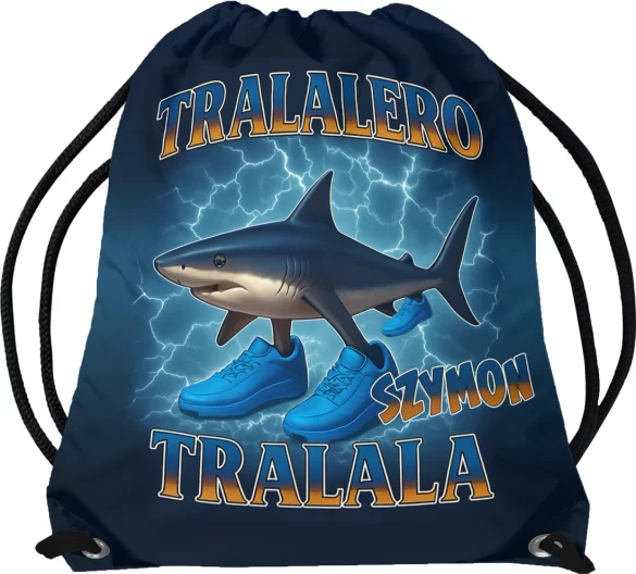 Worek Italian Brainrot Tralalero Tralala z piorunami