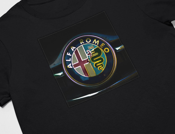 Koszulka z naszywką Alfa Romeo 01