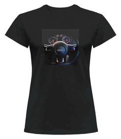 Bluzka damska z naszywką Audi 01