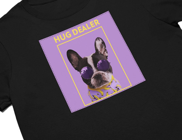 Koszulka z naszywką Hug dealer