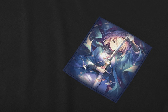 Koszulka z kieszonką ANIME 