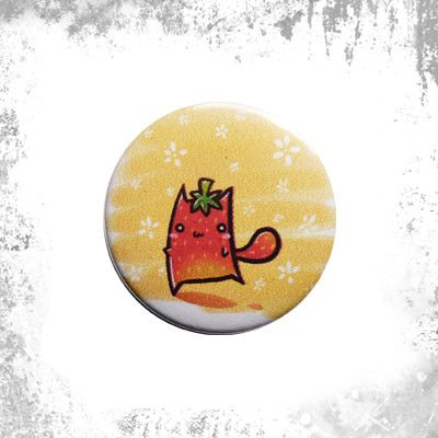 Przypinka KOT POMARAŃCZOWY