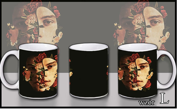 SHAWN MENDES Zestaw poduszka kubek WZORY+GRATIS