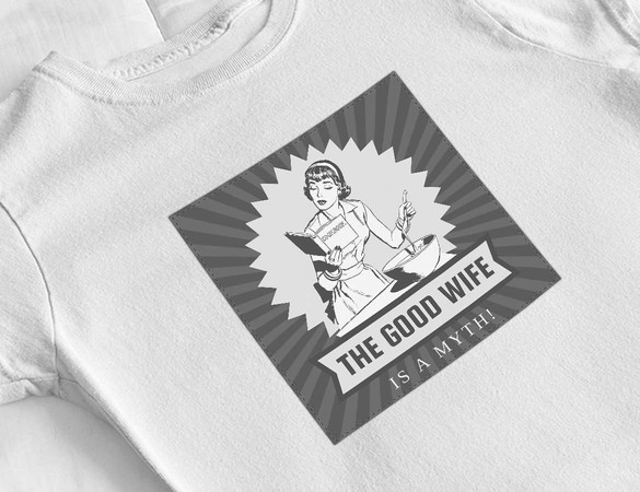 Bluzka damska z naszywką The good wife