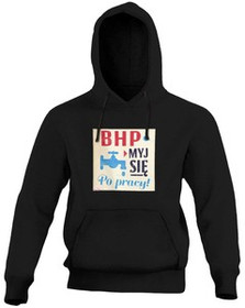 Bluza z naszywką PRL-BHP