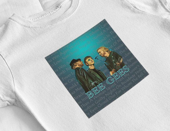 Bluzka damska z naszywką Bee Gees 01