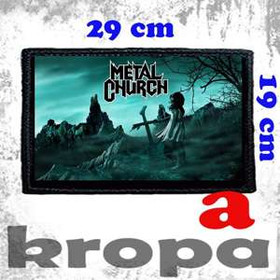 Naszywka duża na ubranie METAL CHURCH