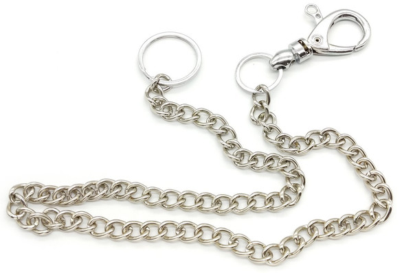 Łańcuch do spodni Ładny MODNY Srebrny 04