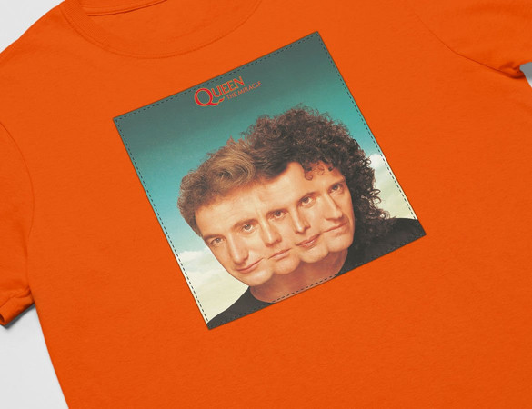 Koszulka z naszywką Queen The Miracle