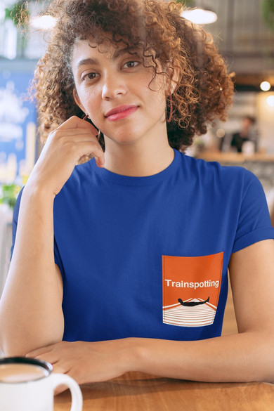 Koszulka z kieszonką TRAINSPOTTING