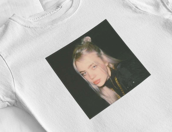 Bluzka damska z naszywką Billie Eilish 08