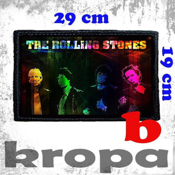 Naszywka duża na ubranie THE ROLLING STONES