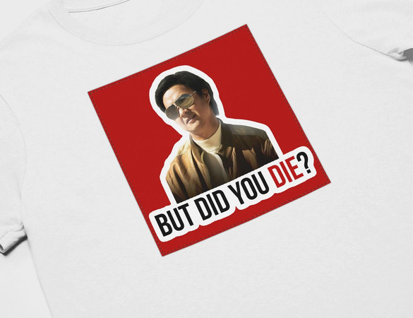 Koszulka z naszywką Kac Vegas Did you die?