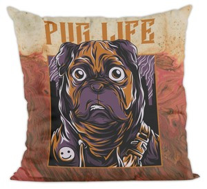 Poduszka PUG LIFE