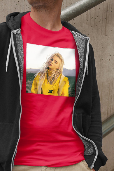 Koszulka z naszywką Billie Eilish 07