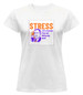 Bluzka damska z naszywką STRESS