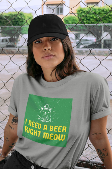 Koszulka z naszywką I NEED A BEER...
