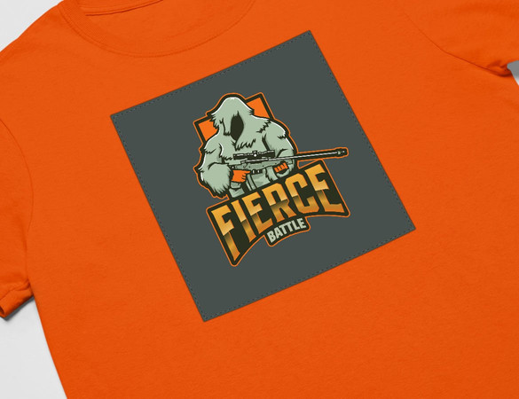 Koszulka z naszywką  FIERCE BATTLE