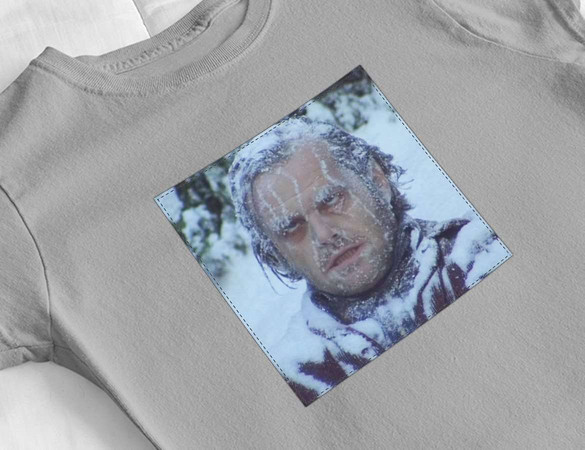 Bluzka damska z naszywką Lśnienie Nicholson Ice