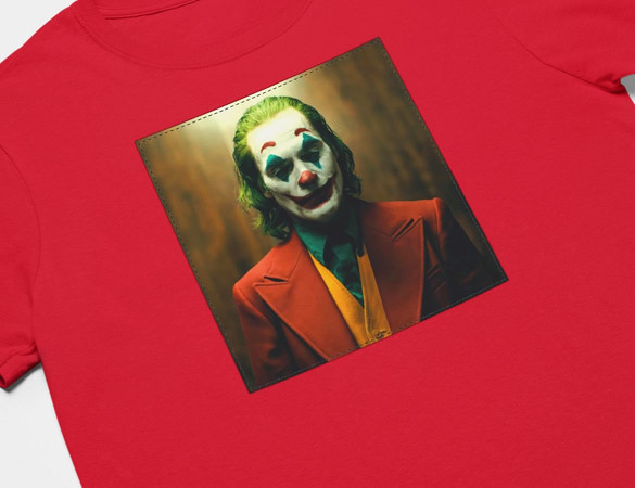 Koszulka z naszywką Joker Lift Scene