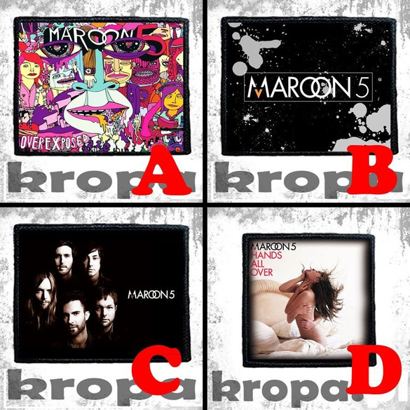 Naszywka MAROON 5 8 X 8 cm Dużo Wzorów!