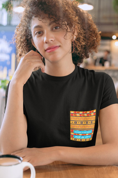 Koszulka z kieszonką JUST GO FOR IT. 02