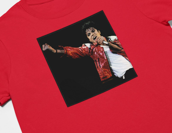Koszulka z naszywką Michael Jackson 01