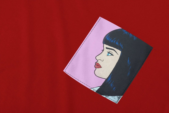 Koszulka z kieszonką PULP FICTION MIA