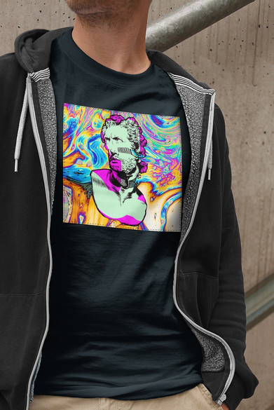 Koszulka z naszywką Psychodelic 04