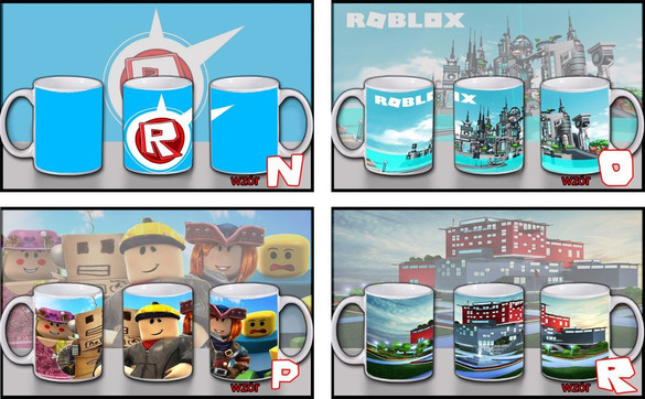 Kubek ROBLOX wzory + imię gracza GRATIS
